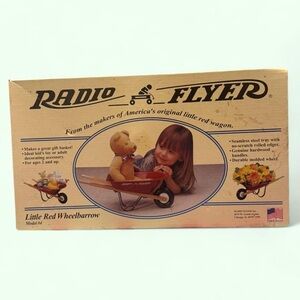 NIB Radio Flyer Little Red Wheelbarrow Model #4